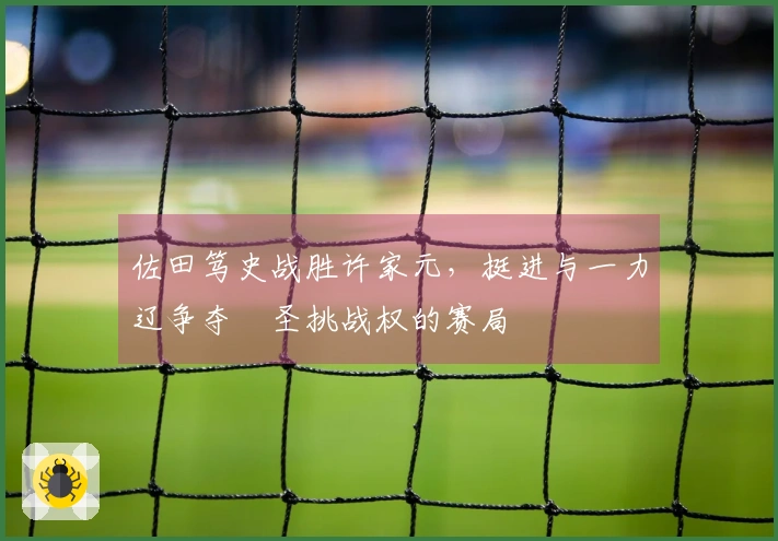 佐田笃史战胜许家元，挺进与一力辽争夺碁圣挑战权的赛局